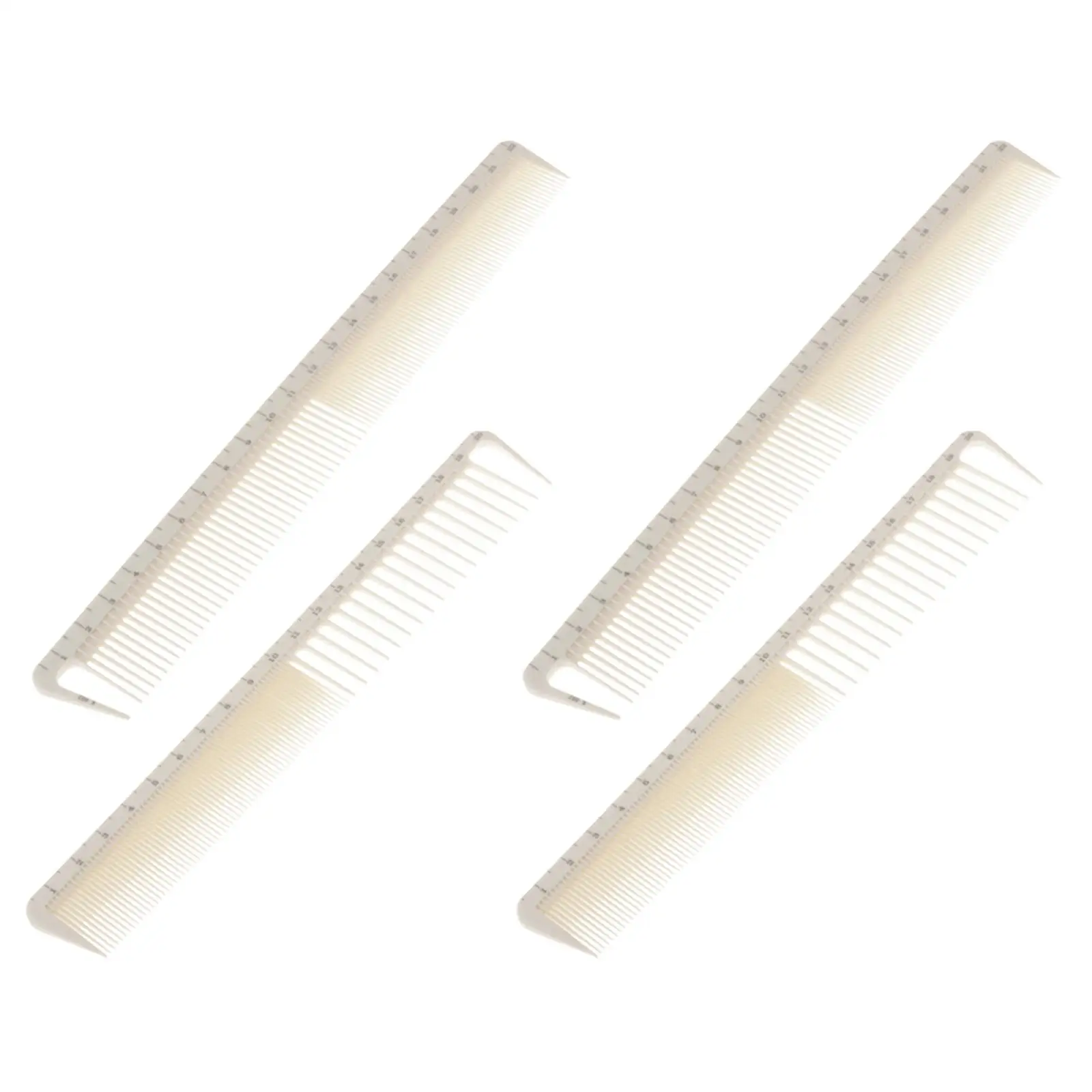 4x Professional Salon Barber Hairdressing Resin Comb Hair Comb with Scales