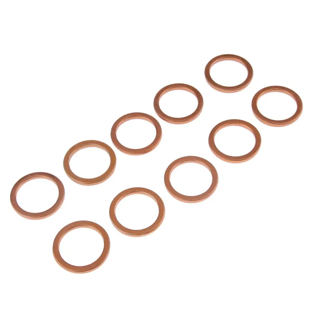 10x Exhaust Muffler Pipe Gasket Motorcycle Exhaust Gasket for