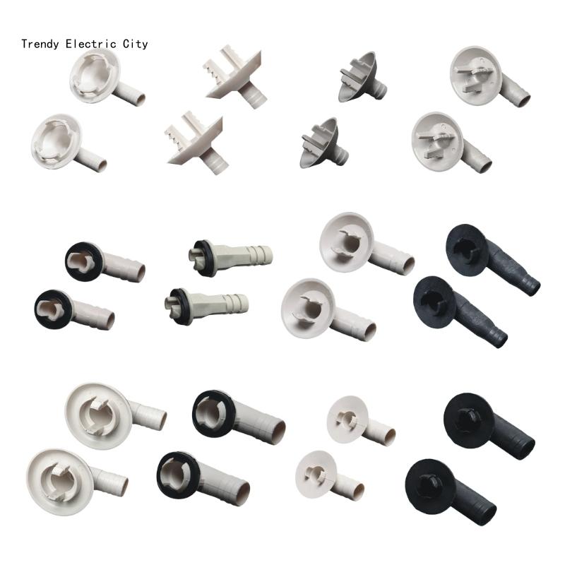 Description Picture 2 of itemR9CD 2pcs External Unit Drain Hose Connector Air Conditioner Drain Outlet Connector Elbow Fitting Air Conditioner Repair Tool