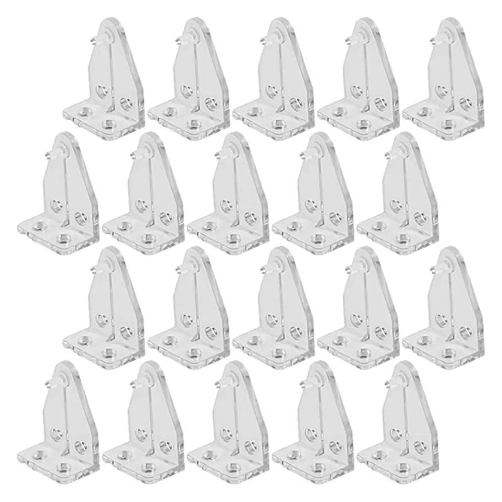 20Pcs  Positioning Hooks Clear Bracket Connector for Roller Shutters