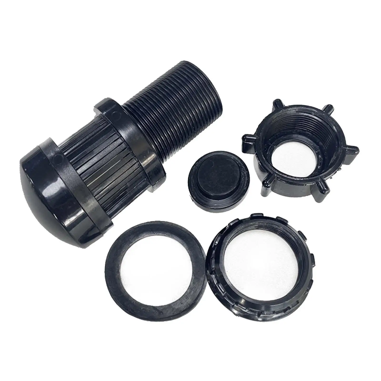 Sand Filter Drain Plug Assembly Water Drain Set for Sand Tank Maintenance