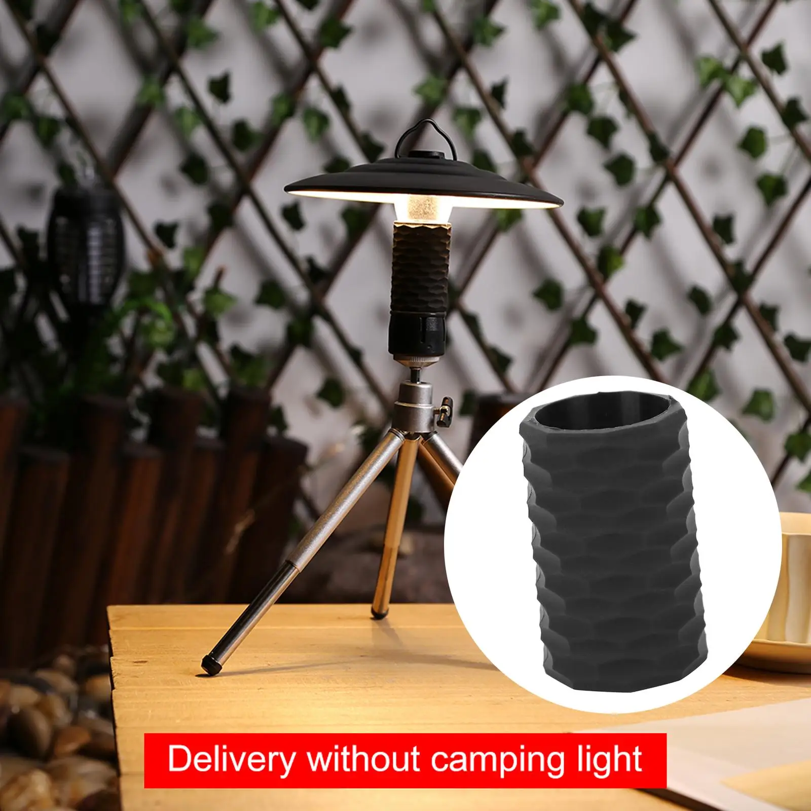 Lantern Lampshade Camping Lights Cover Flashlight Sleeves Nonslip Silicone Tube Outdoor for Torch Hiking Backpacking Accessories