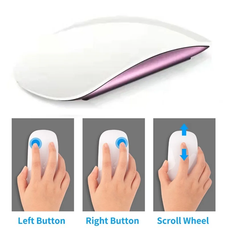 budget wireless gaming mouse Rechargeable Bluetooth Mouse Wireless Mouse Arc Touch Magic Mause Ergonomic Ultra Thin Optical Mouse For iPhone Macbook cheap computer mouse