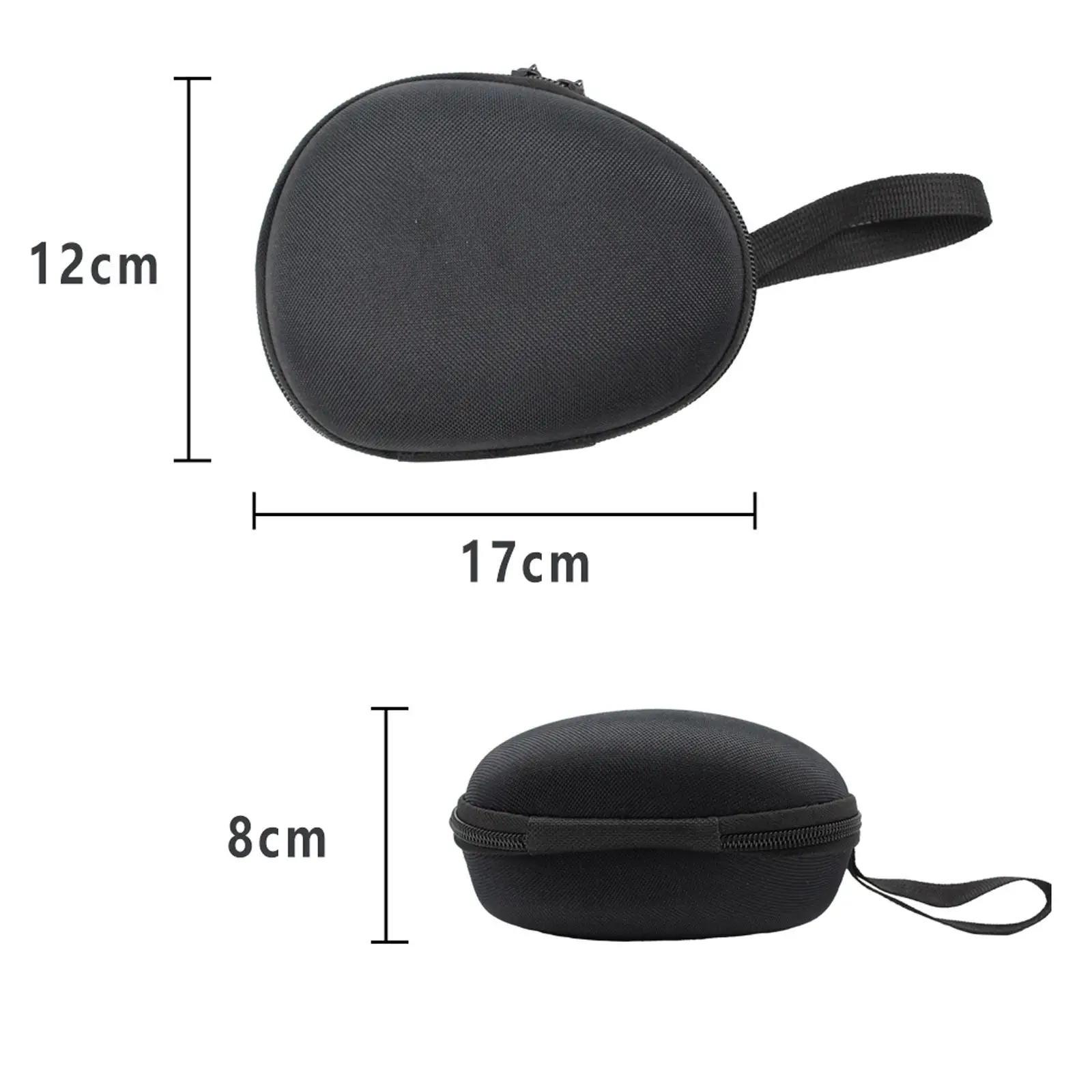 Portable Fishing Reel Bag Protective Case Cover Black Fishing Gear Organizer Protector Fishing Pouch Bag for Raft Reel Tool