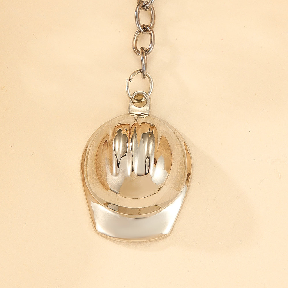 Beliebte Schmuck Legierung Anhänger Schlüsselbund Heißer Verkauf Neue Hut Schlüsselbund Schutzhelm Kreative Tasche Anhänger – Detail 2