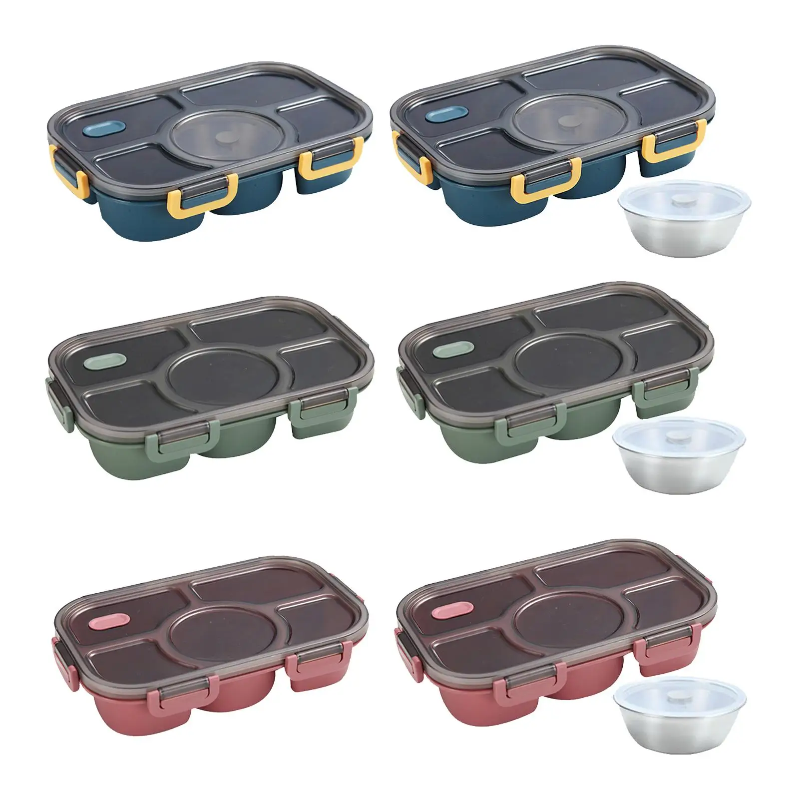 Lunch Box Picnic Food Carrier Sushi Container Container for Camping Teens Adults