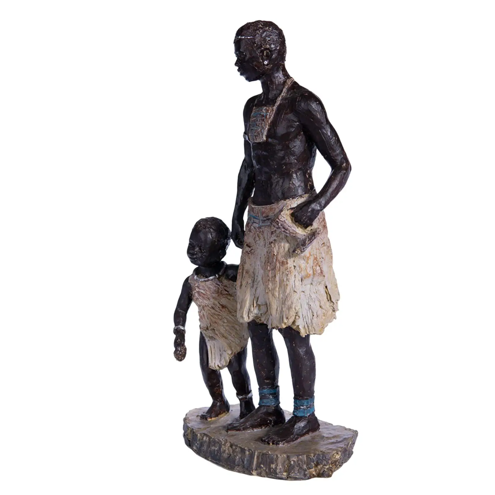 Resin Figurines Decor Table Centerpieces Art African Statue Sculpture Decor