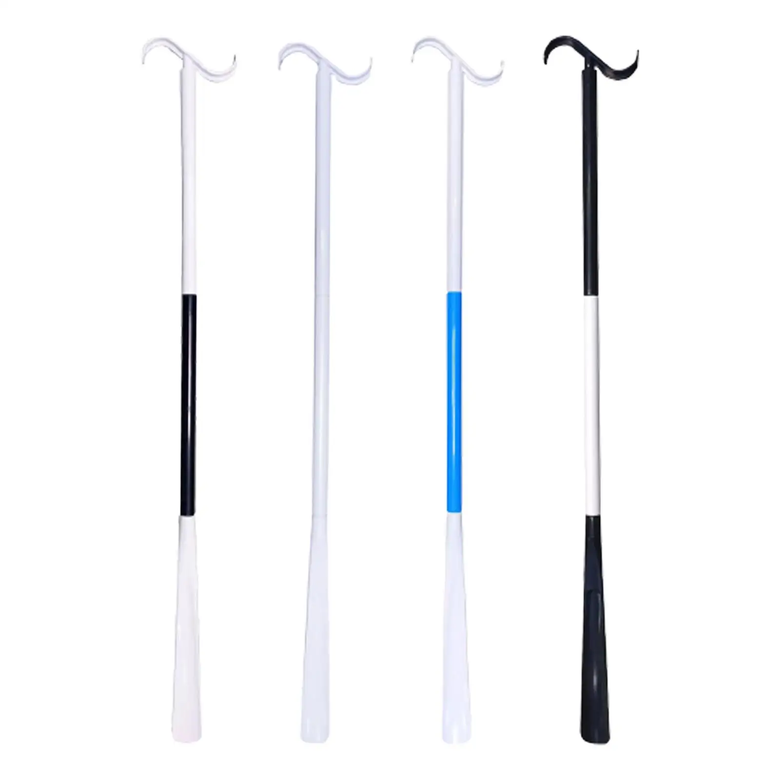 Dressing Stick Aid Helper Detachable Multifunction Shoehorn Long Handle Sock Remover Tool for Dressing Shoes Socks Pants Seniors