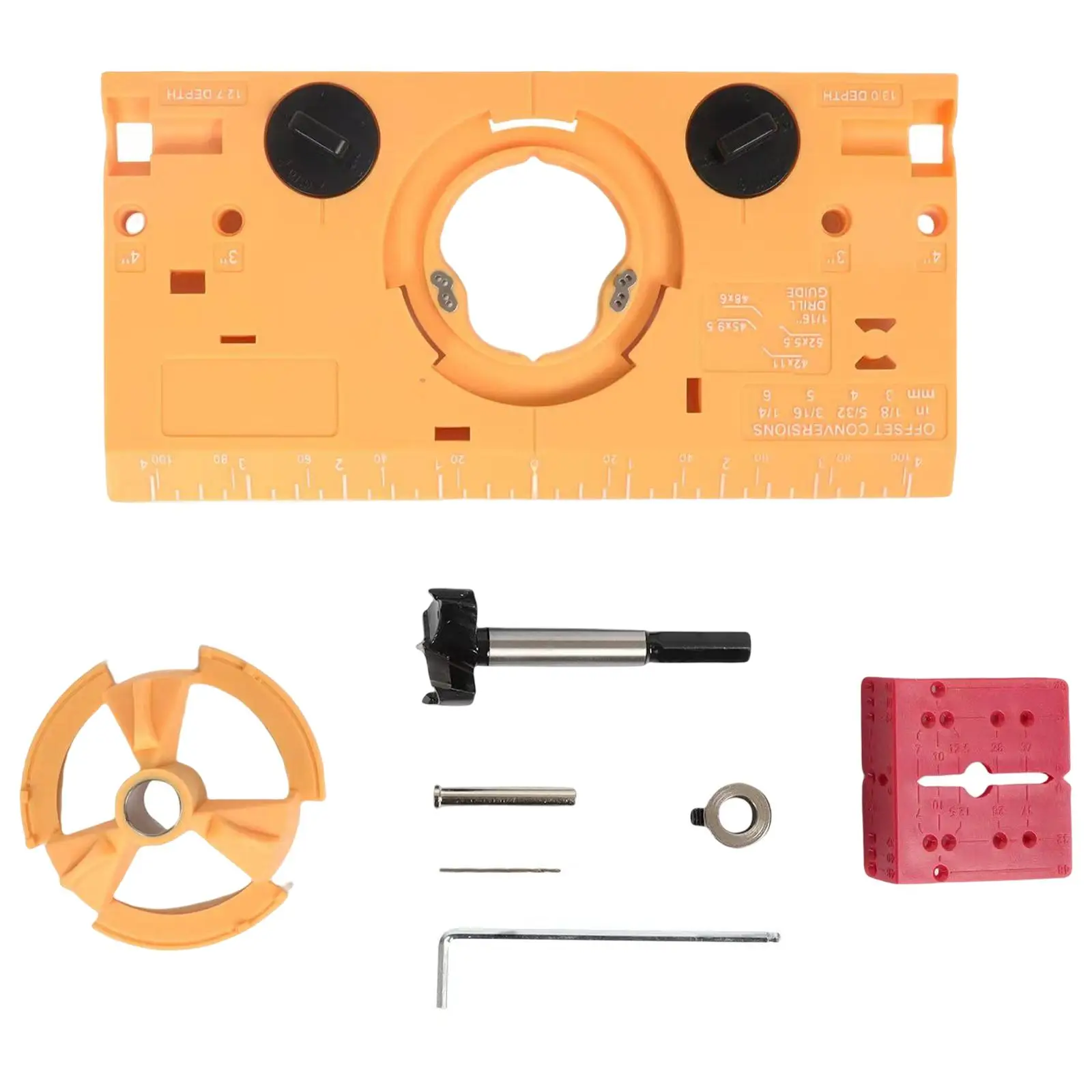 35mm Hinge Boring Jig Door Hinges Inset Punch 35mm Hinge Jig for Furniture Drawer