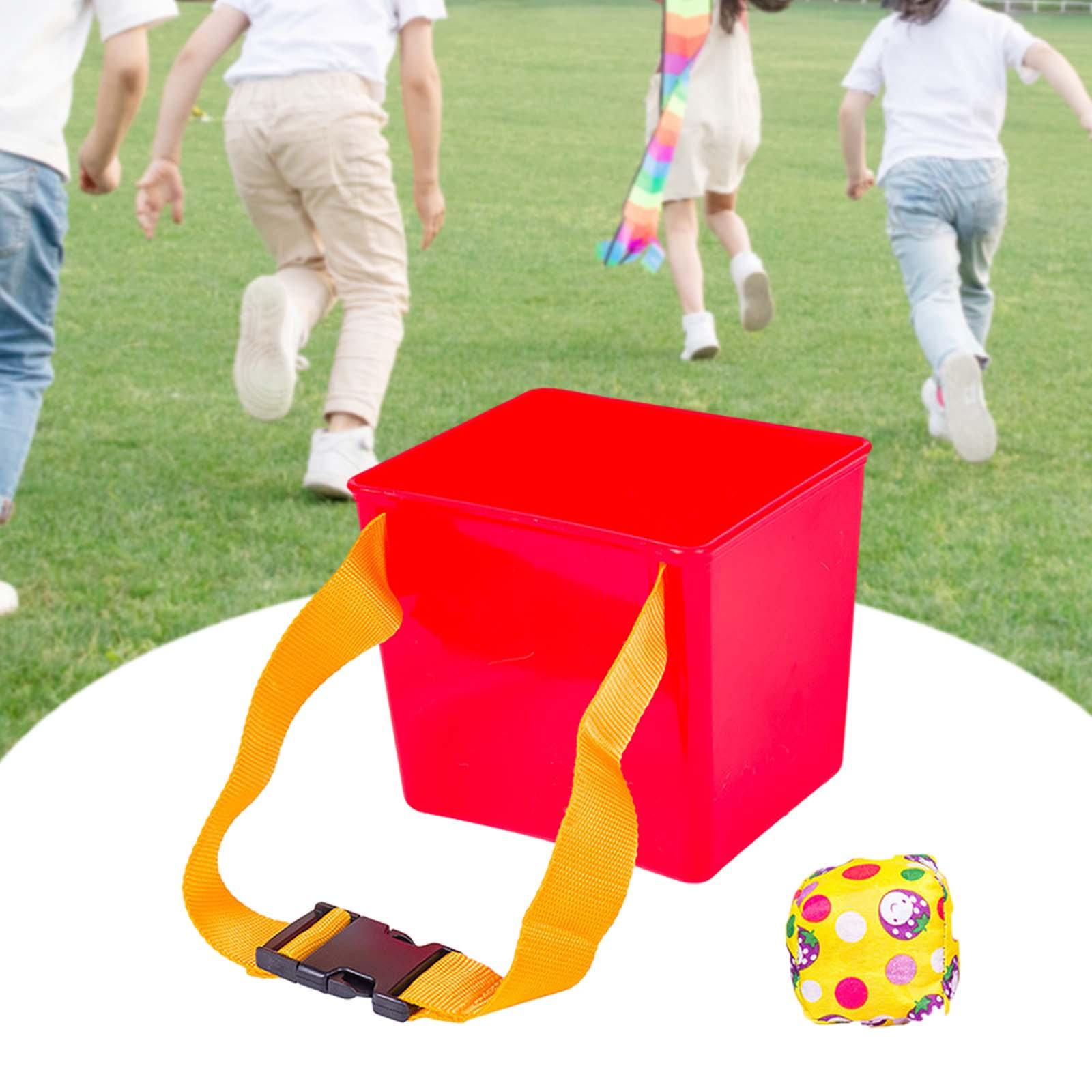 Sandbag Buckets Toss Game Throwing Sand Bags for Party Coordination Garden