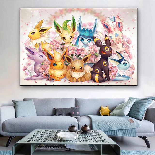 Poster Pokémon - Eevee Evolutions, Wall Art, Gifts & Merchandise