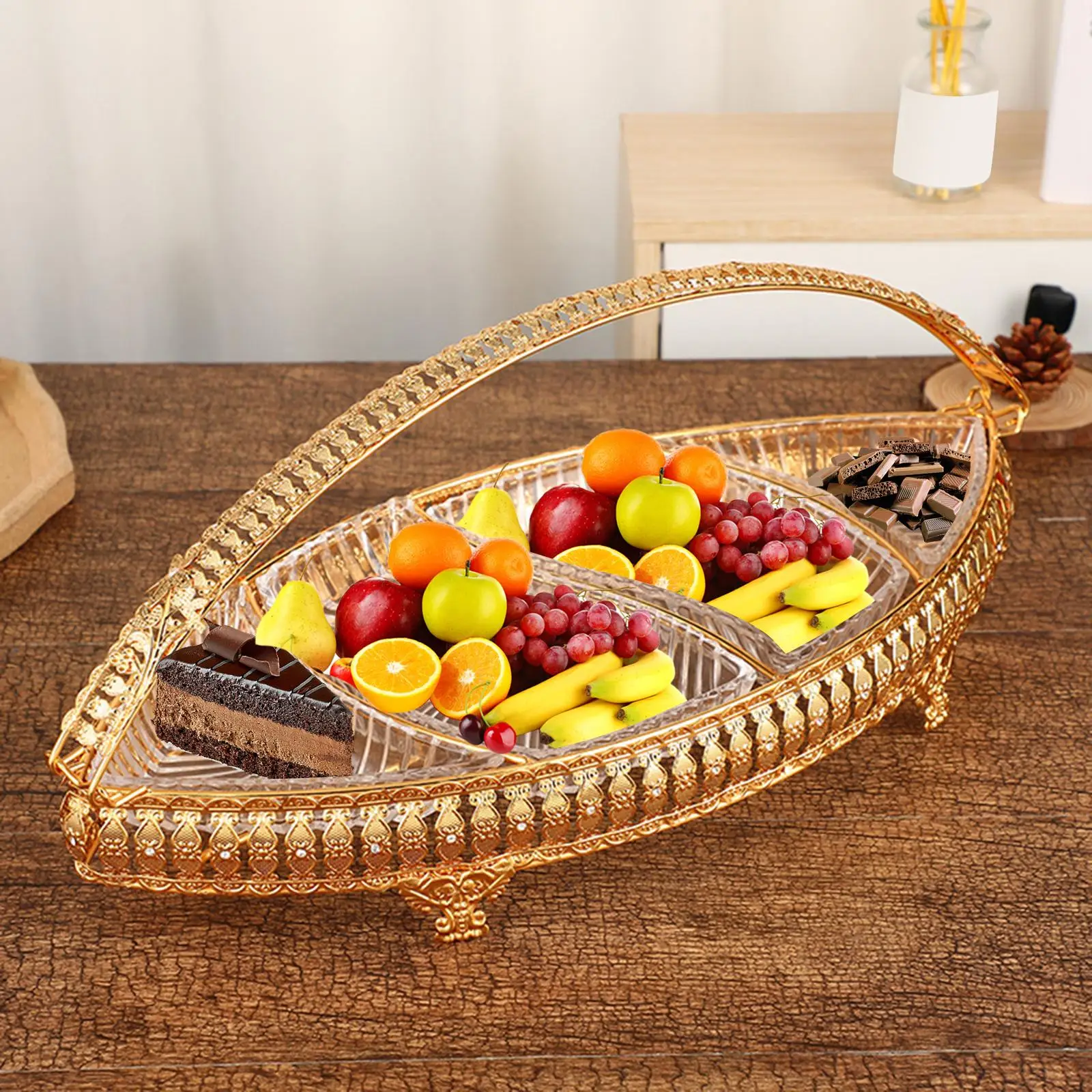 Fruit Storage Basket Home Decor Vegetable Basket for Shelf Bathroom