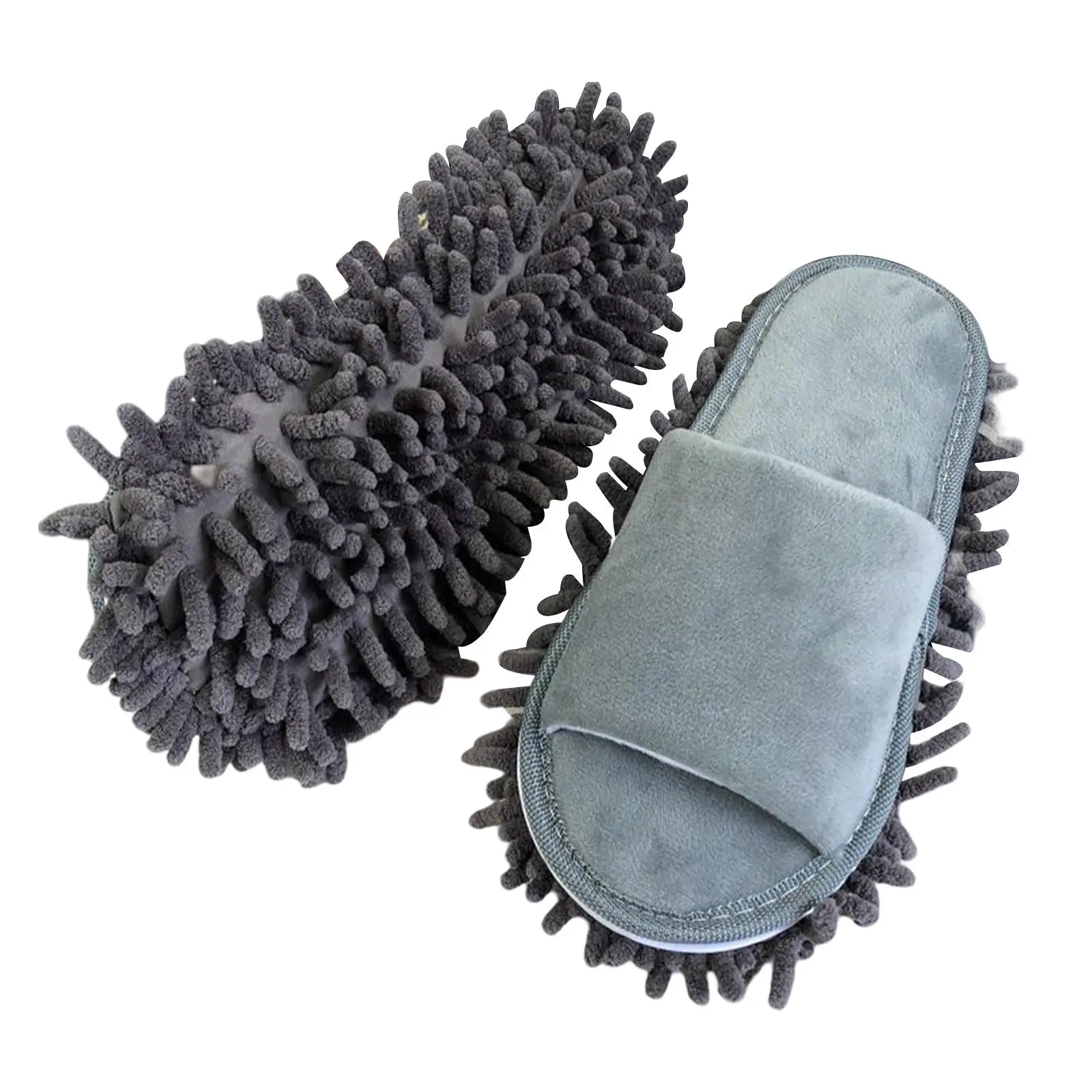 Lazy Mop Slippers Practical Unisex  Comfortable Chenille Cleaning Tool for Kitchen Floor Polishing House Dusting