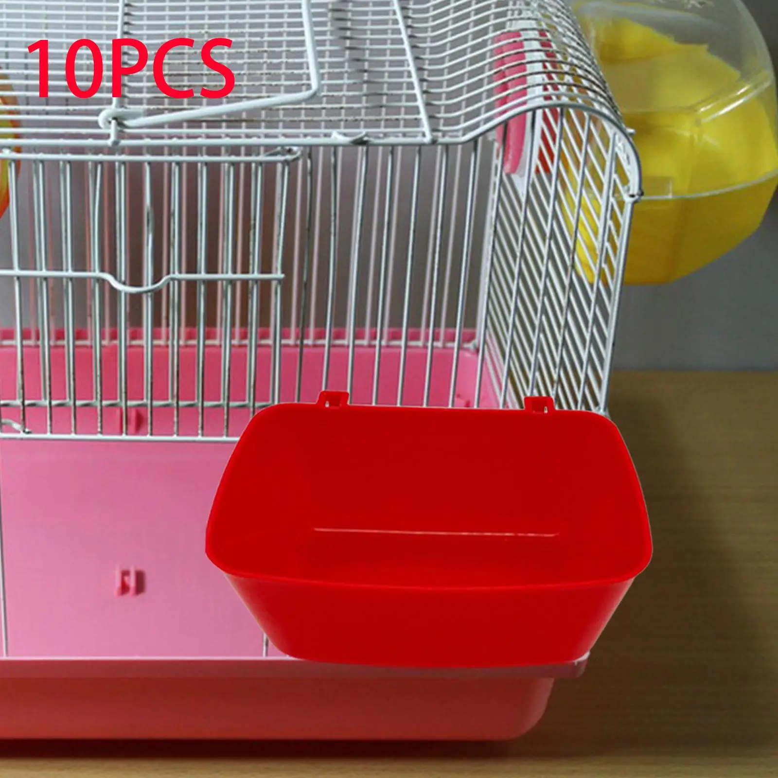 10Pcs Cat Water Bowl Watering Container Waterer for Poultry Kitten Budgies