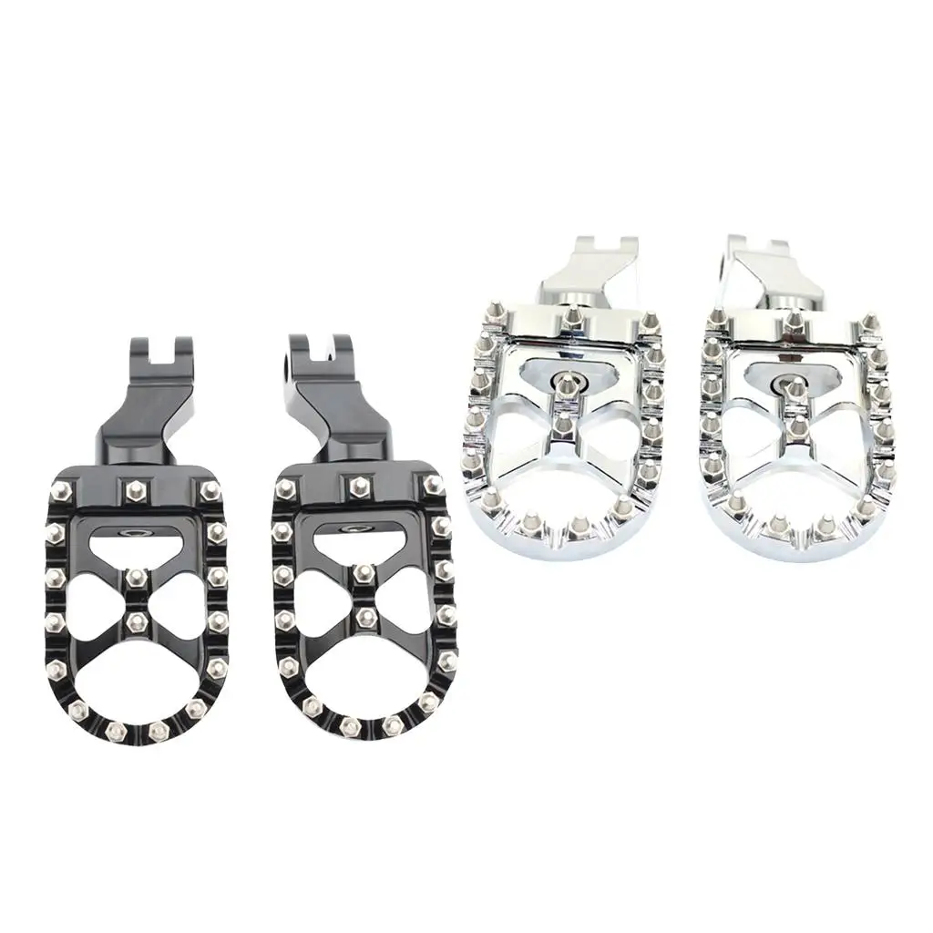 Alloy Foot Pegs Footrests Footpegs Fits for   T100 T900 01-15