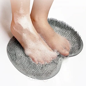 shower foot scrubber mat，foot scrubbers for use in shower，shower feet washer，foot cleaner