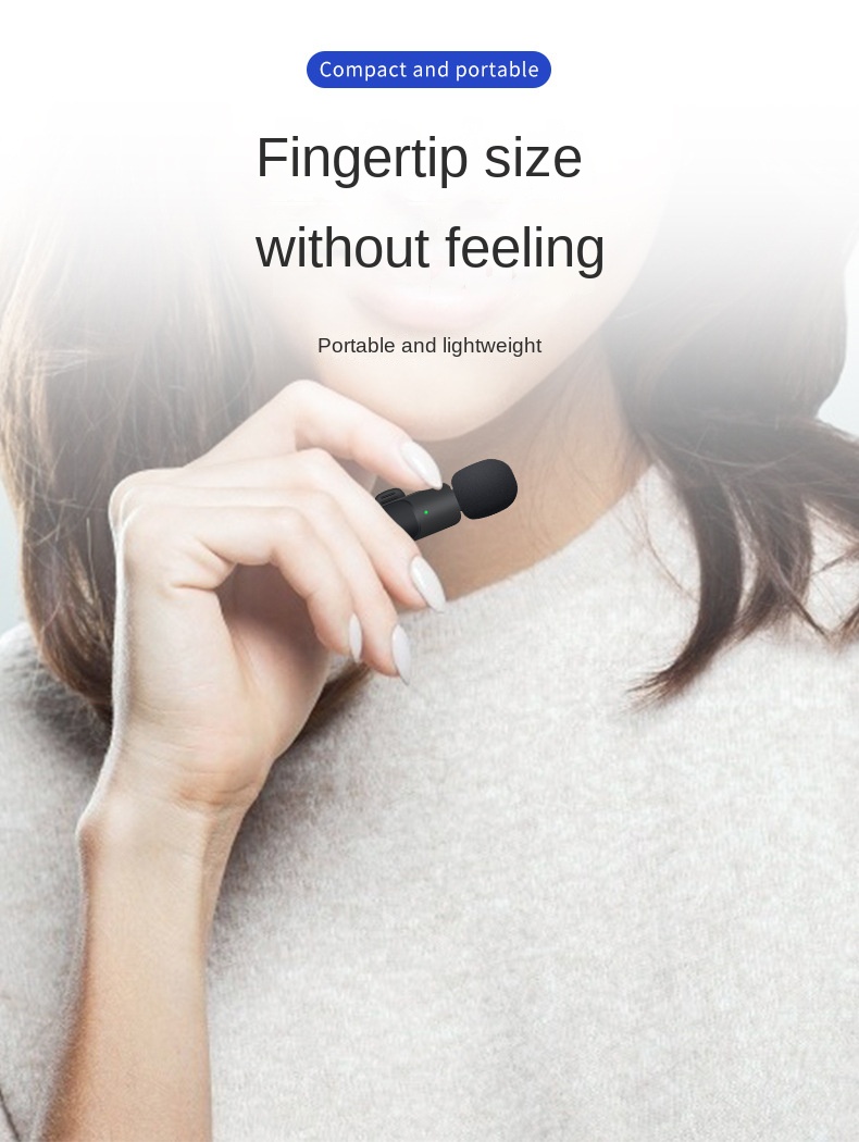K9 Wireless Microphone For Mobile TypeC & Lightning Noise Reduction