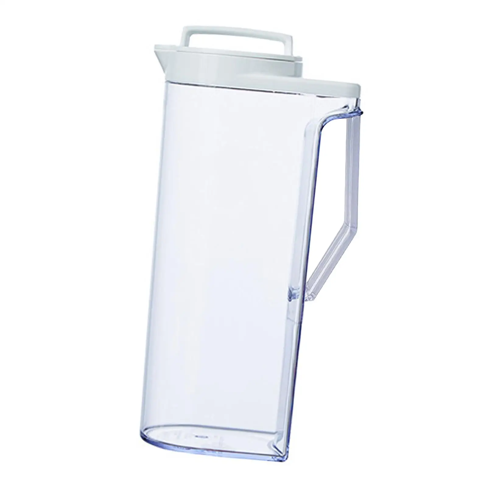 Water Pitcher with Double Handles, Household Teapot, Juice Beverage Dispenser with Lid and Spout, Iced Tea Pitcher Jug