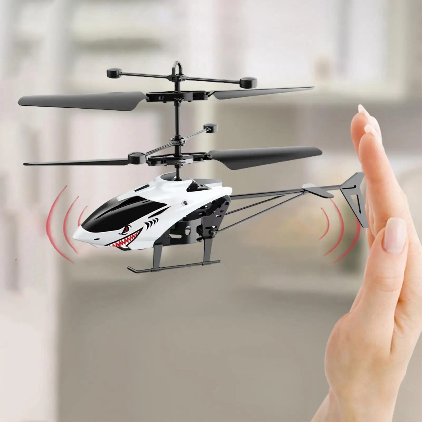 RC Induction Helicopter 2CH Educational USB Charging Stability Battery  Drop-Resistant Gift Remote Control  for Outdoor Boys