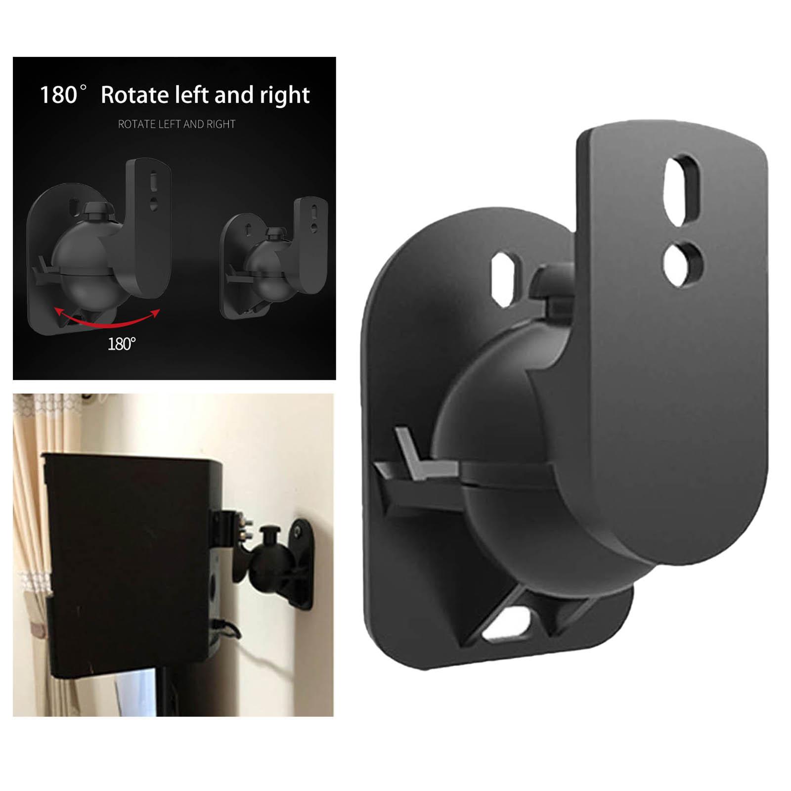 Speaker Wall Mount Hold up to 11lbs for Home Theater Bookshelf Speaker Wall Stand Easy to Install Lightweight Modern Home Decor