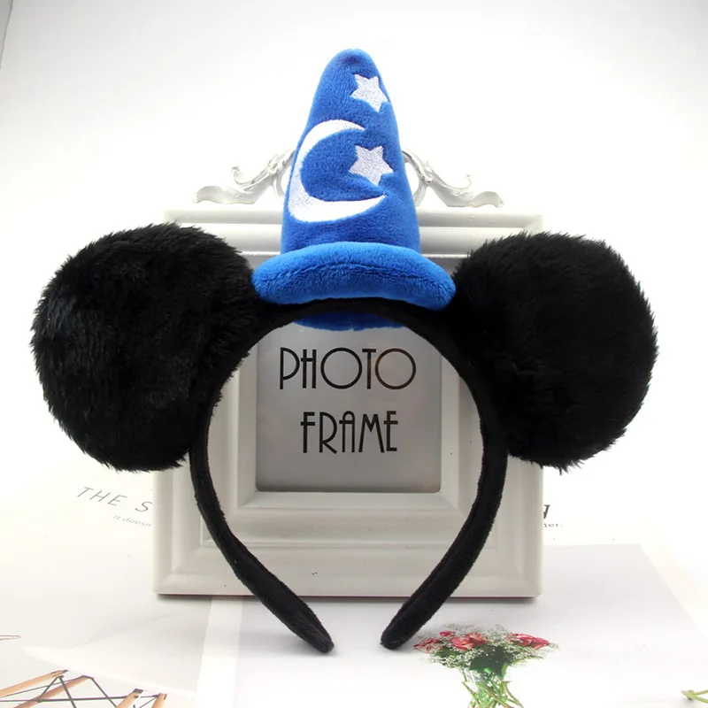baby accessories clipart Mickey Mouse Ear Headhand Cartoon Embroidery Magic Hat Headband Starmoon Cap Headband for Show MOE Santa Hat Girls Headwear boots baby accessories	