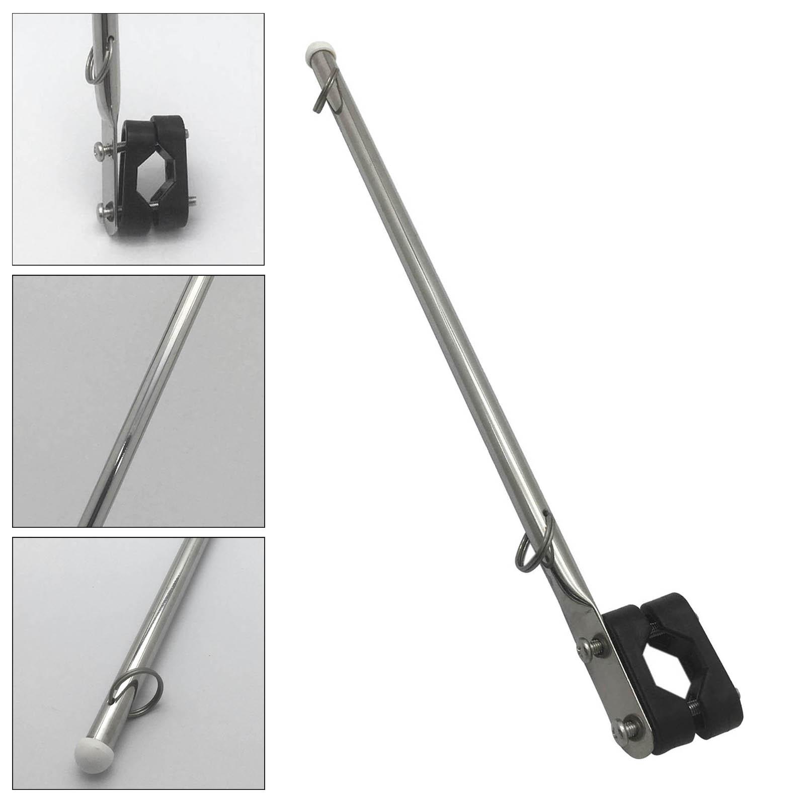 Marine Rail Mount Flag Pole Anti Rust Boat Accessories Fit for Boat Staff