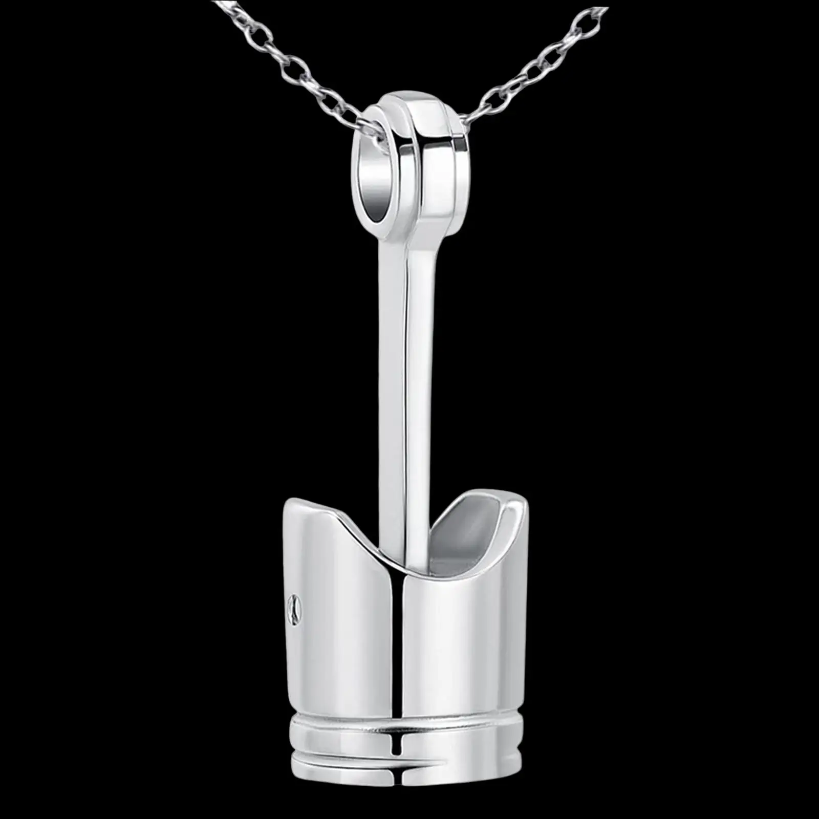 Cremation Urn Necklace Exquisite Pendant Stainless Steel Jewelry for Friends Pet