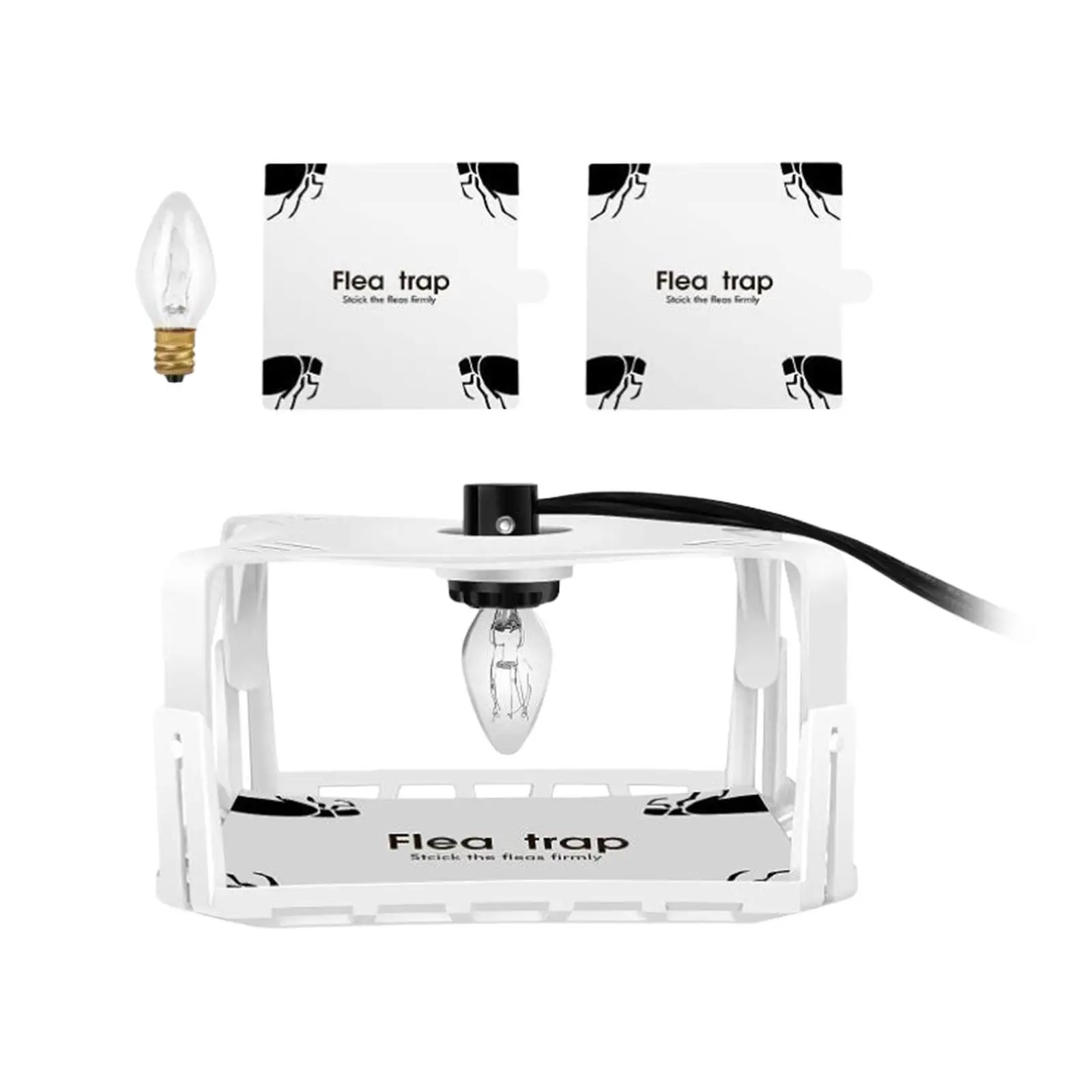 Flea Trap Light Convenient Portable Retractable Home Flea Lamp Practical for Home Kitchen Bedroom Living Room Dining Room