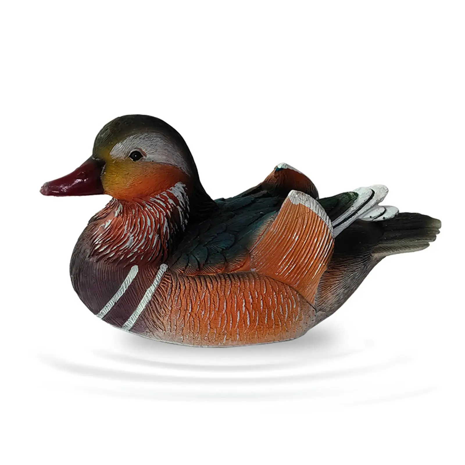 Resin Mandarin Duck Decoy Garden Pool Pond Decors Attractive