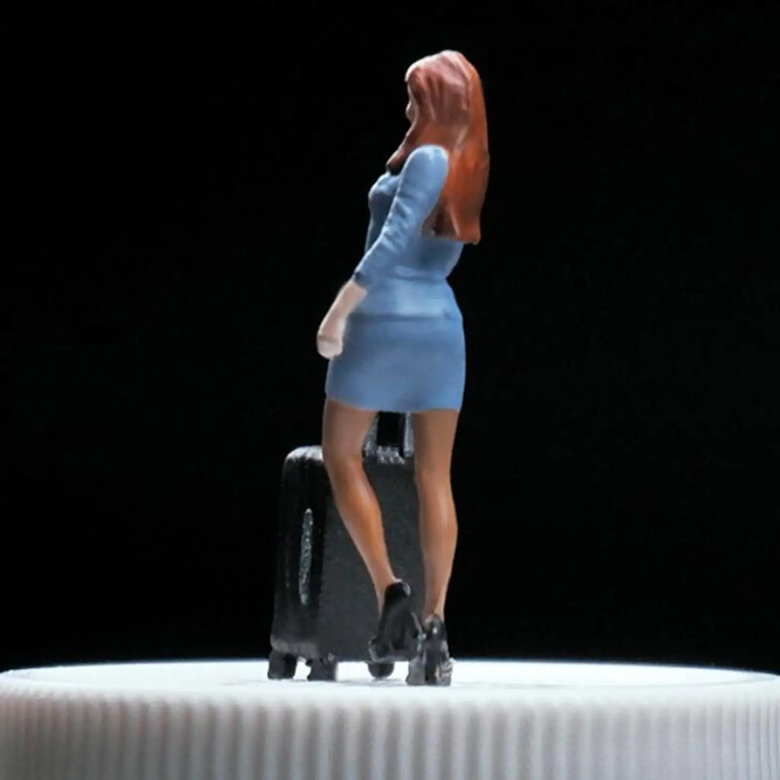 1/64 flying Attendant Model Character Model for DIY Scene Desktop Decoration