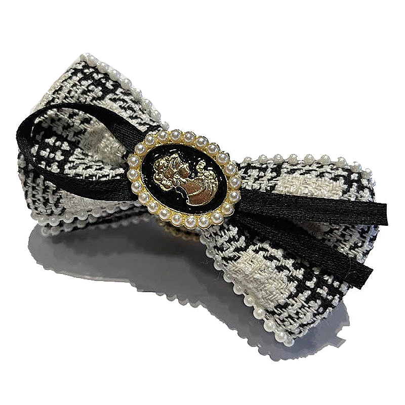 Mode neue einzigartige Haarschmuck Beauty Head Bananen clip mit Fliege für Frauen wunderschöne Look Back Löffel Pferdes chwanz perfekt – Detail 3