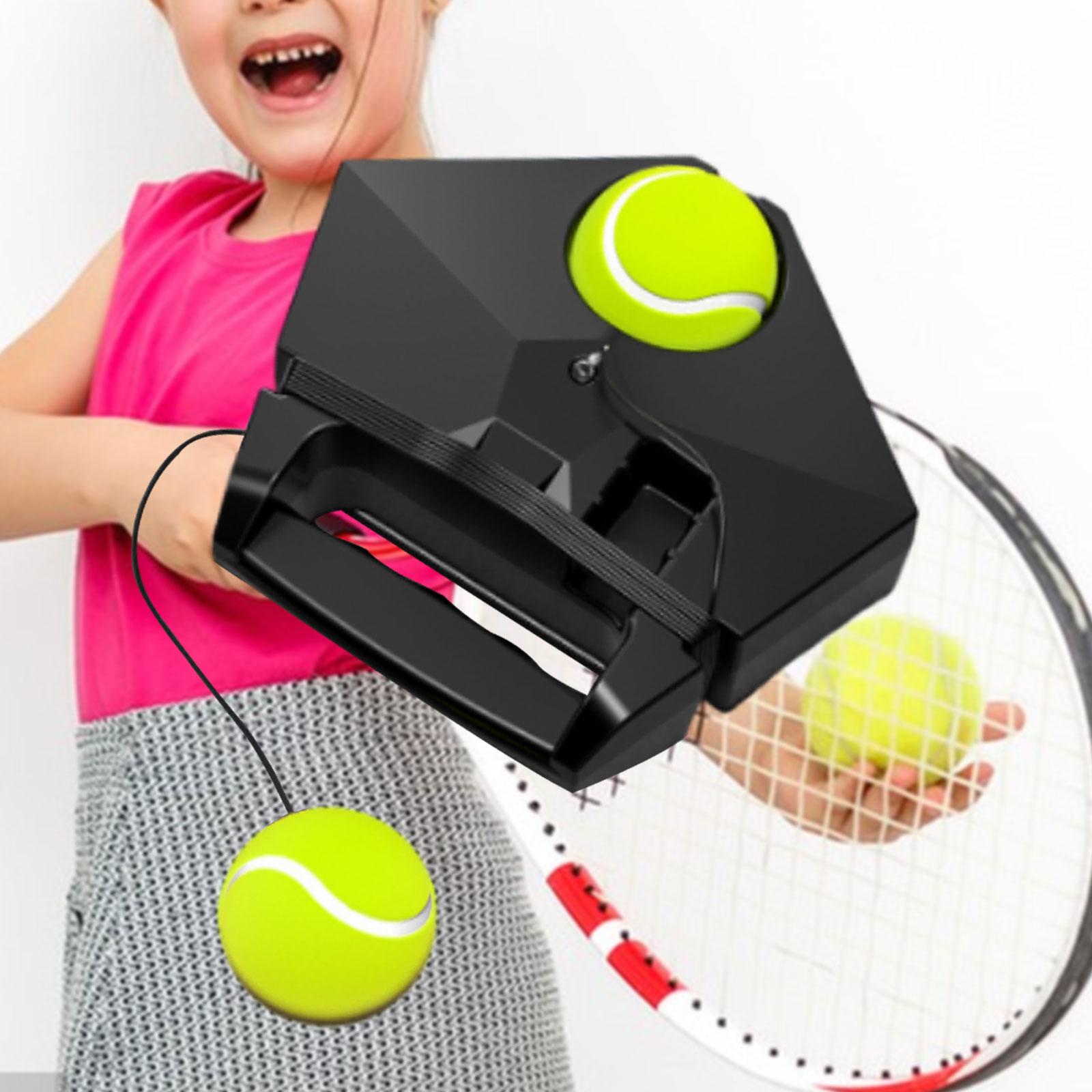 Single Tennis Ball Trainer for Beginner Accessory Self Training Portable with Ball Teaching Aid Device Durable Tennis Baseboard