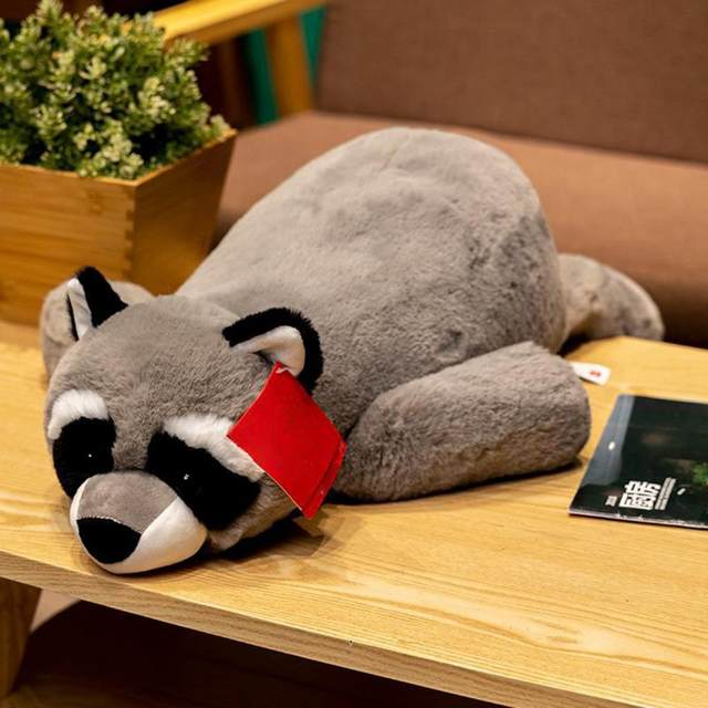 big raccoon stuffed animal