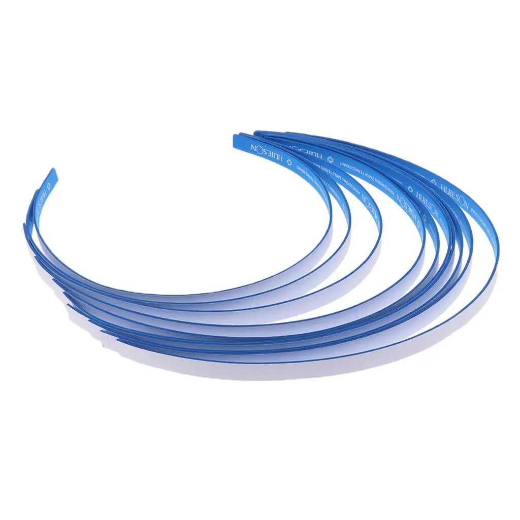 10 Pieces Table Tennis Racket Edge Tape Table Tennis Paddle Sponge Side Tape Protector Blue