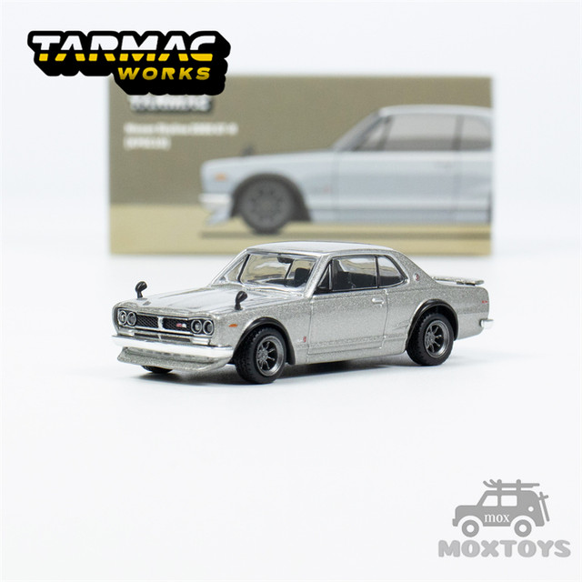 Tarmac Works 1/64 日産 Skyline 2000 GT-R Tarmac Works 1:64 Skyline 2000 GT-R (KPGC10) Black Model Car
