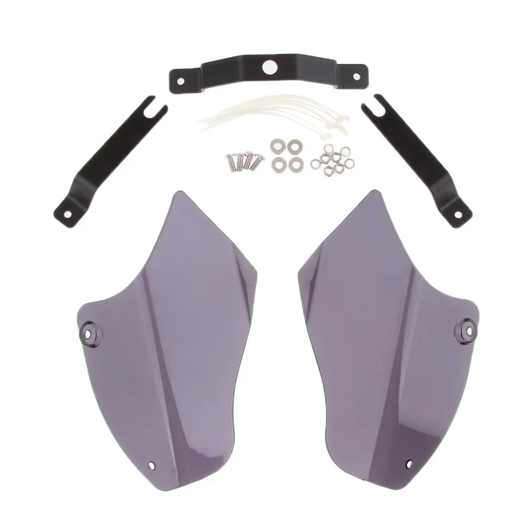 1 Pair ABS Motorcycle Air Deflector Heat for Motorcycle Simple Installation
