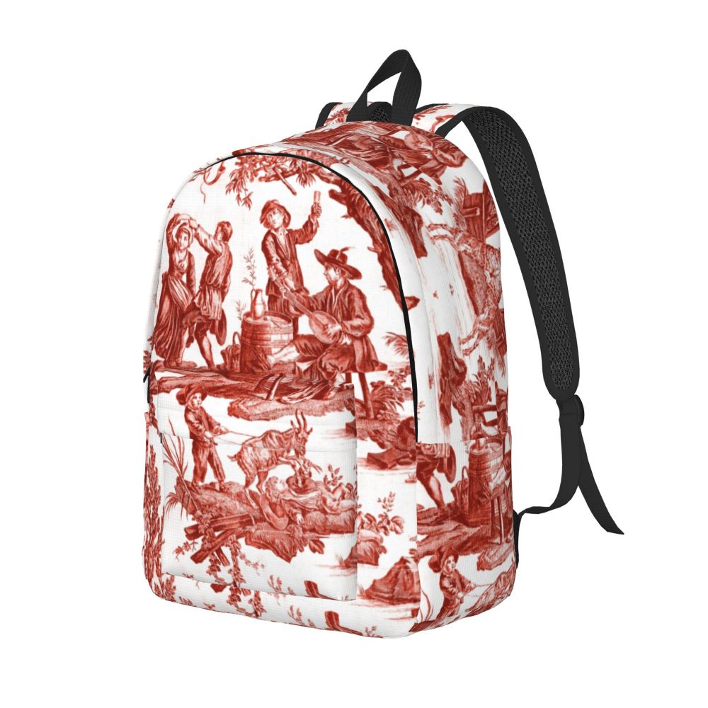 Toile De Jouy Patterns Mochilas De Lona