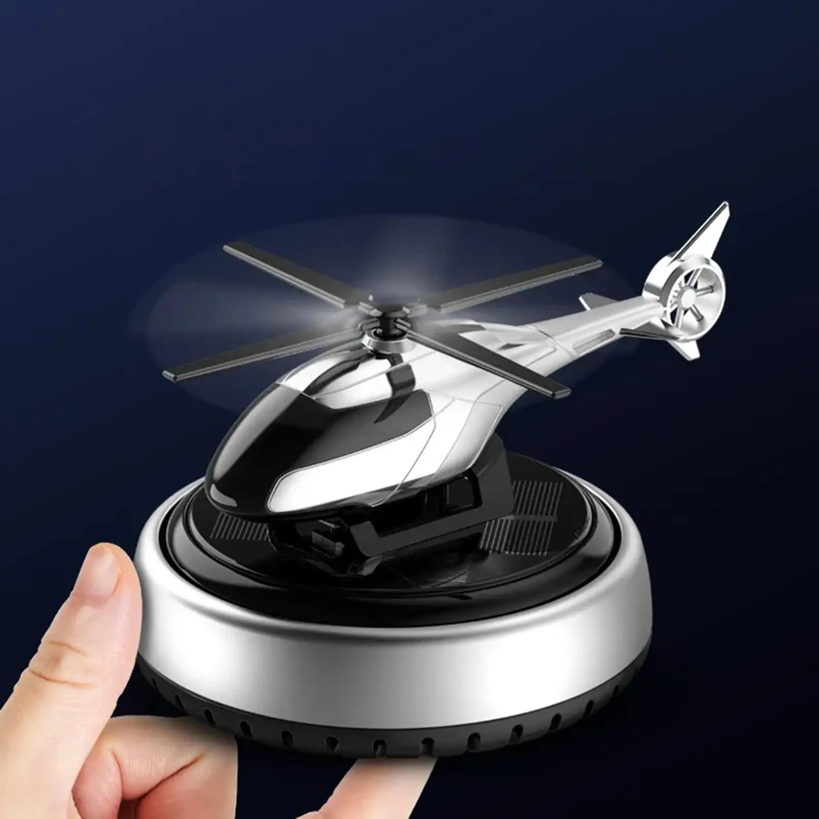  Air Freshener  Perfume Ornament Scent  Solar  Essential  Helicopter for Decoration Office Gifts