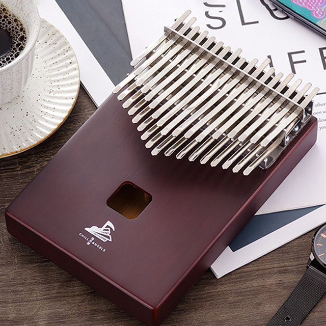Chromatic Kalimba 34 Keys Double Layer Thumb Piano B / C Key