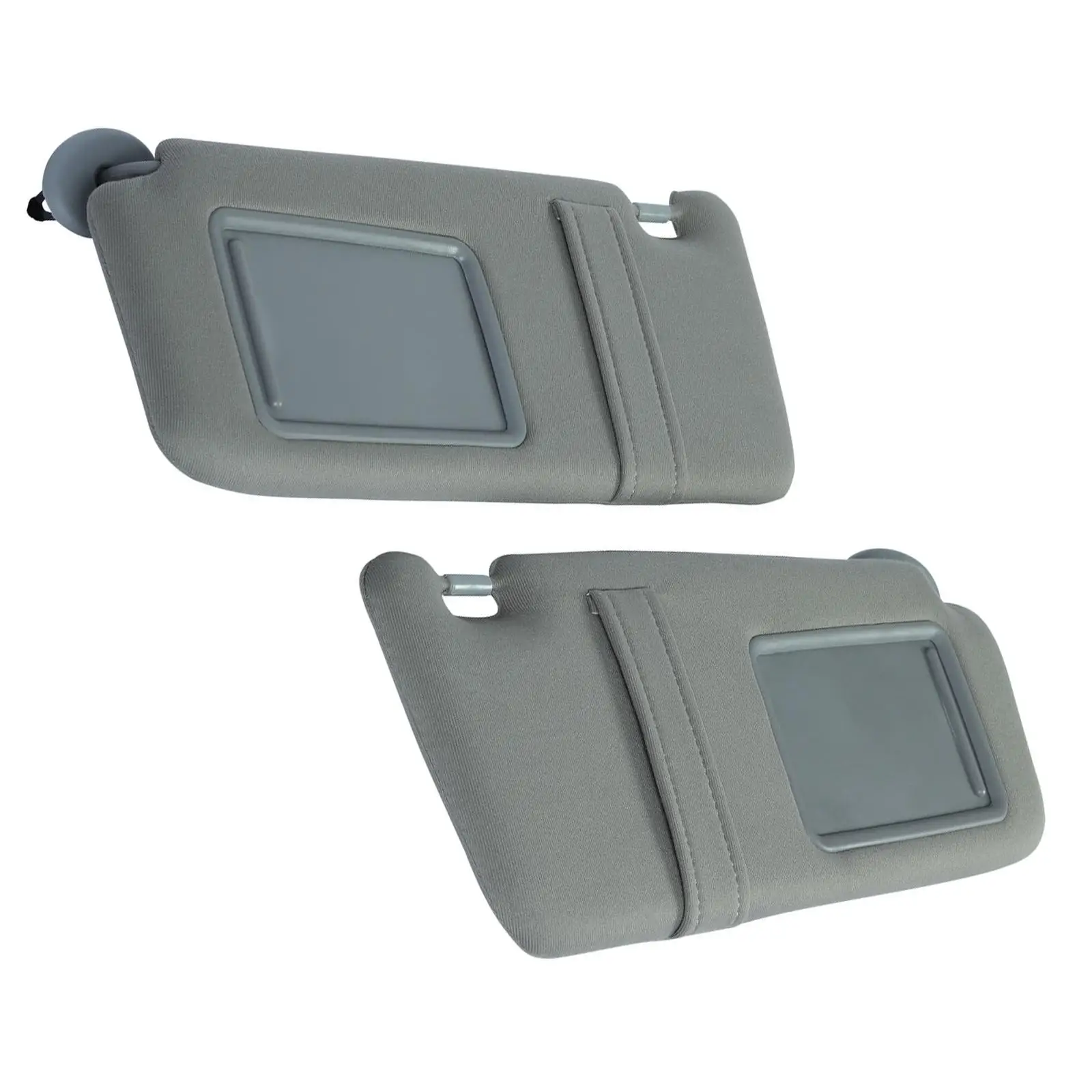2 Pieces Car Sun Visor 74320-06780-b0 Left Right 74320-33B81-b0 Direct Replaces Gray Color for Toyota for camry 2007-2011