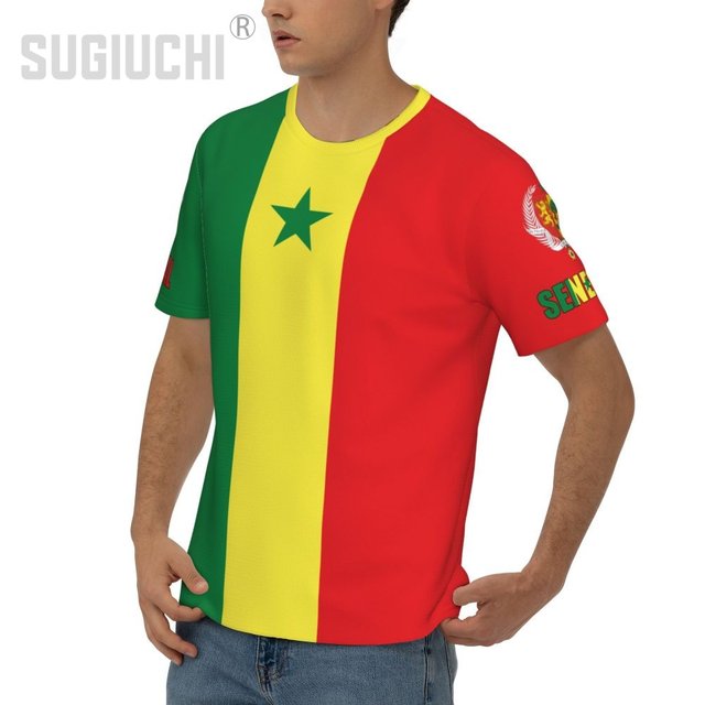 Unisex Nation T-shirt Senegal Flag Senegalese T-shirts jersey For Men Women  Soccer Football Fans Gifts Custom clothes tee - AliExpress