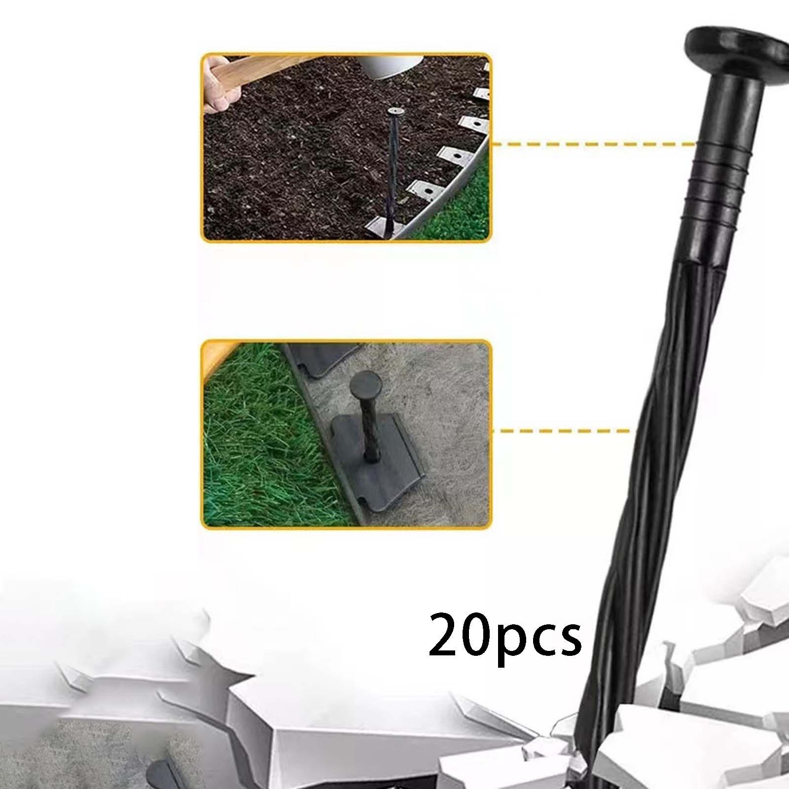 Fabric Securing Garden Pegs for Anti Pull Landscape Fabric and Weed Membrane Matting Ground Anchor and Securing Netting