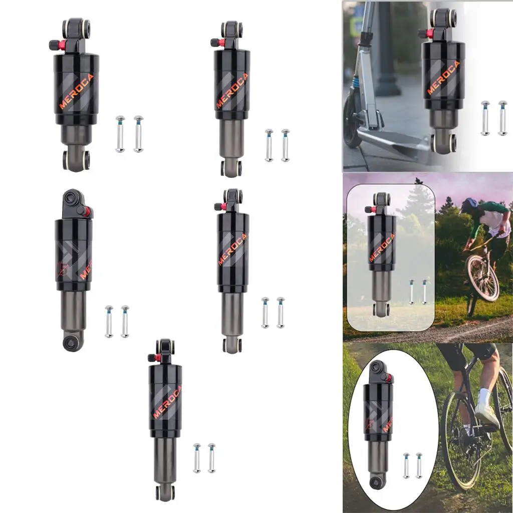 MTB Bike Rear Shock Bicycle Shock Absorber Durable Cycling Parts Aluminum Alloy 125/150/165/190/200mm