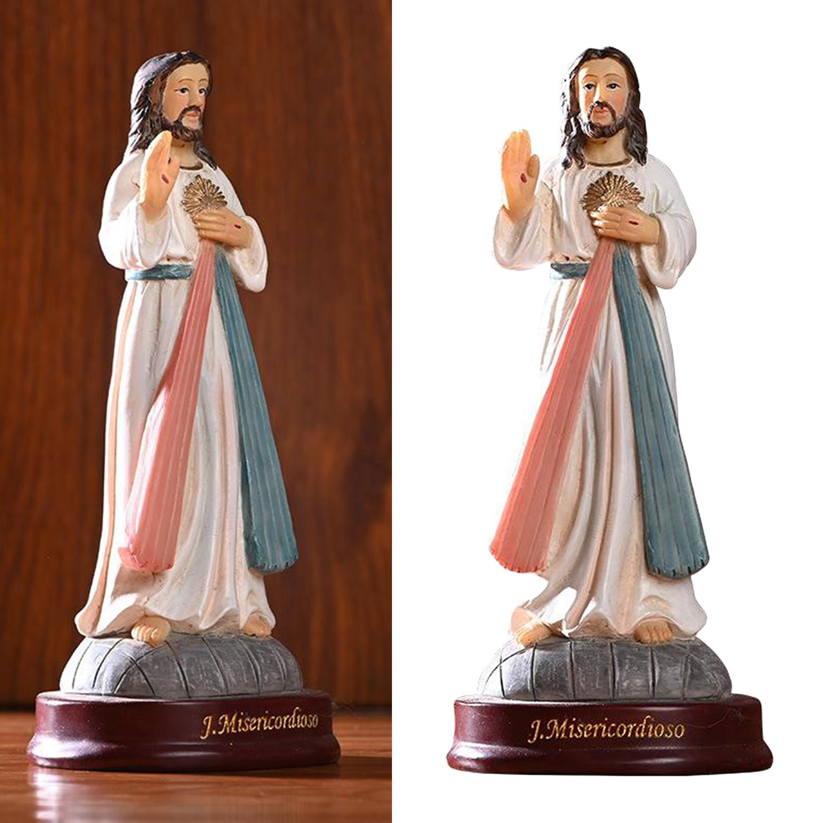 Sculptures Statues Ornaments Collectible Catholic Religious Resin Holy Jesus Figurine Sculpture Jesus Gift Home Decor