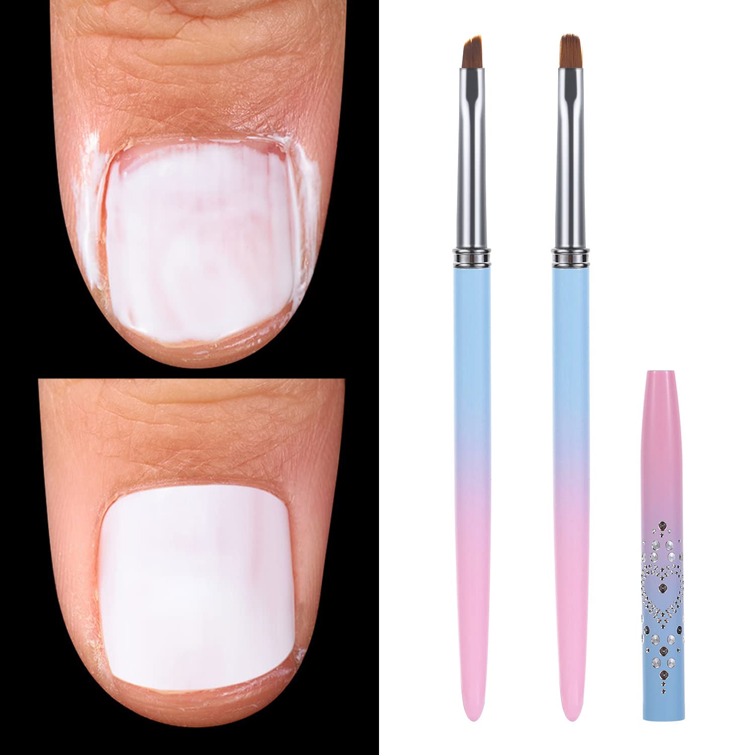 Best of Nail Cleaning Brushes Round Angled Head Acetone Resistant Nail Art Clean Brushes For Polish Cuticles Remover Manicure Clean Up Reviews & Tips