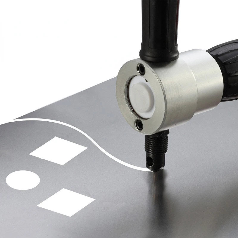 Elektrische Bohrmaschine Befestigung Modifikation Platte Punch Schere Blech Knabber Cutter Einstellbare Bohrmaschine Knabber Schneiden – Detail 1