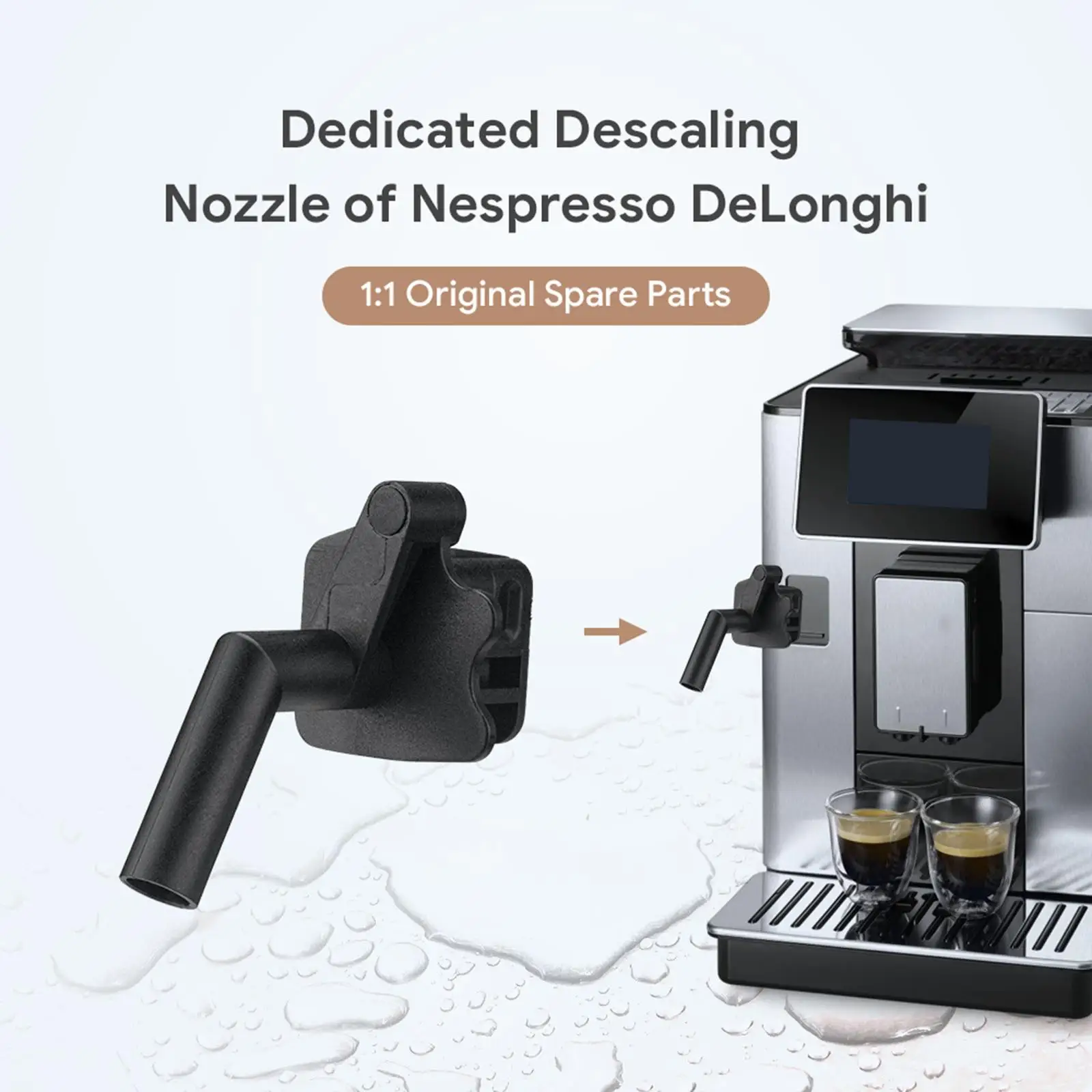 Coffee Machine Cleaning Nozzle for Espresso Machine Tool Espresso Maker Heat Resistant