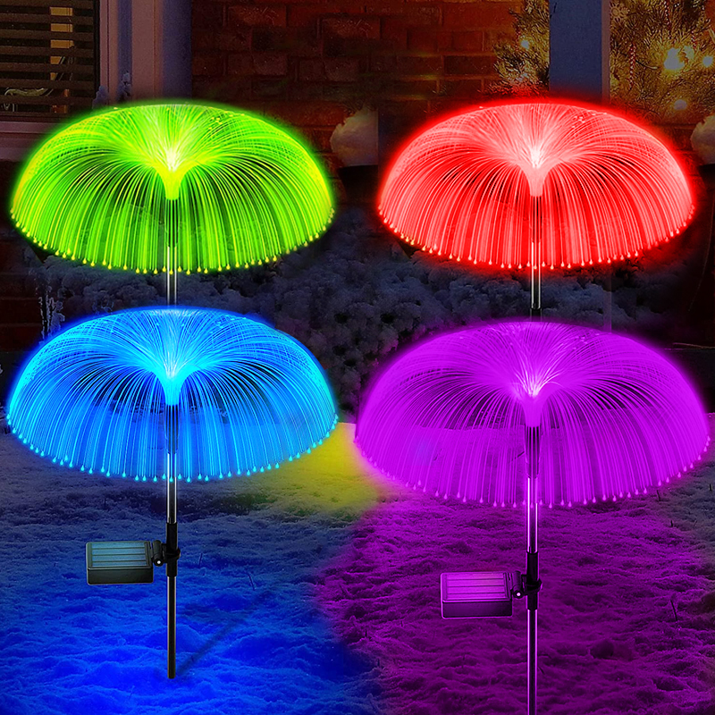 Double Layer Solar Jellyfish Lights, Iluminação ao