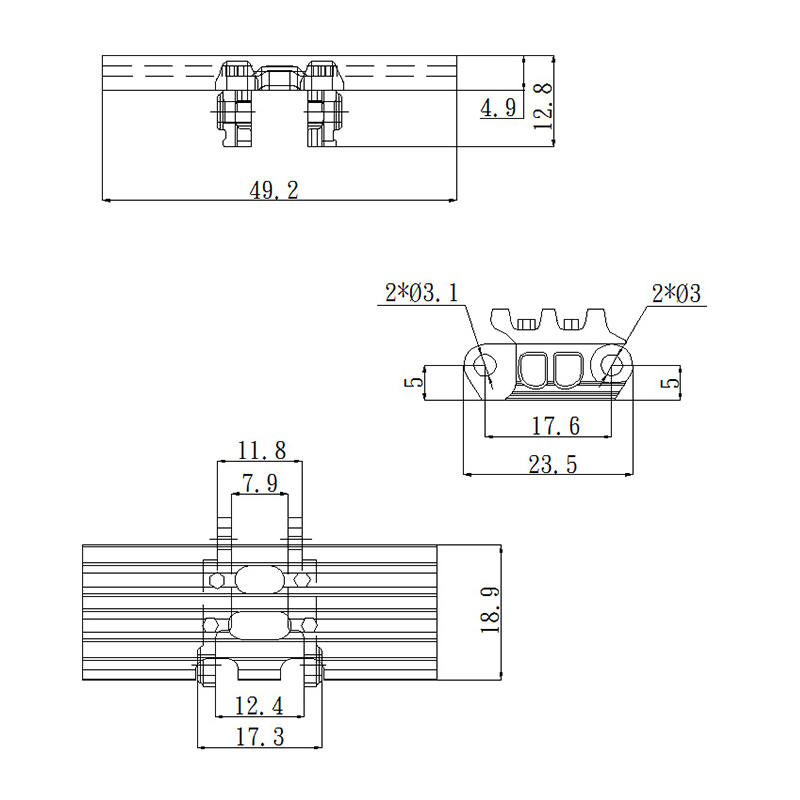 10 Stück JD Modell Ferngesteuerter Hydraulikbagger Modell Zinklegierung Kettenplatten JDM-1A – Detail 1