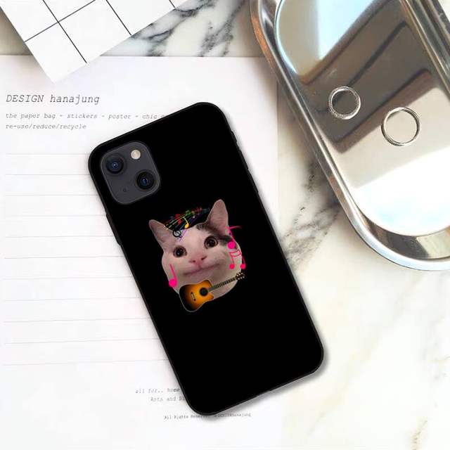 Beluga Cat Meme Face Smiling Funda For iPhone 15 14 13 12 11 Pro Max Mini 7  8 14 Plus SE 2020 2022 XS Max X XR Phone Case - AliExpress